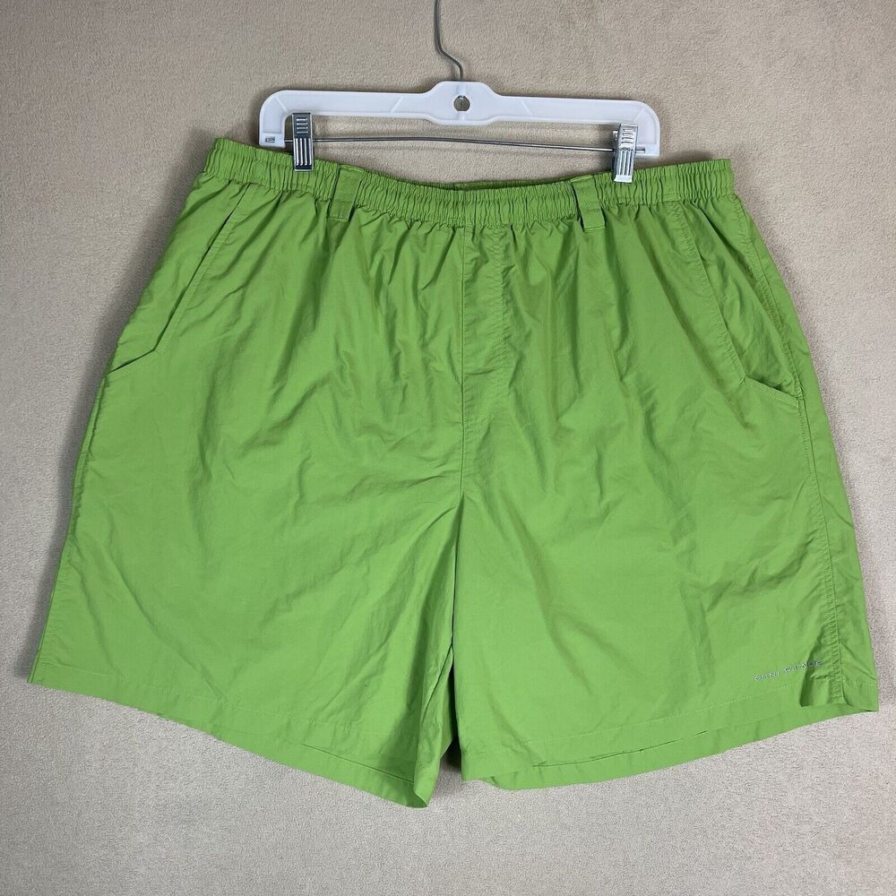 Columbia Shorts Men XXL Green PFG Backcast III Water Shorts PFG Omni Shade Adult